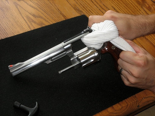 Revolver cleaning
